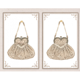 Cupid's Poetry Box Antique-style Handbag by Blood Supply (BSY161B2)